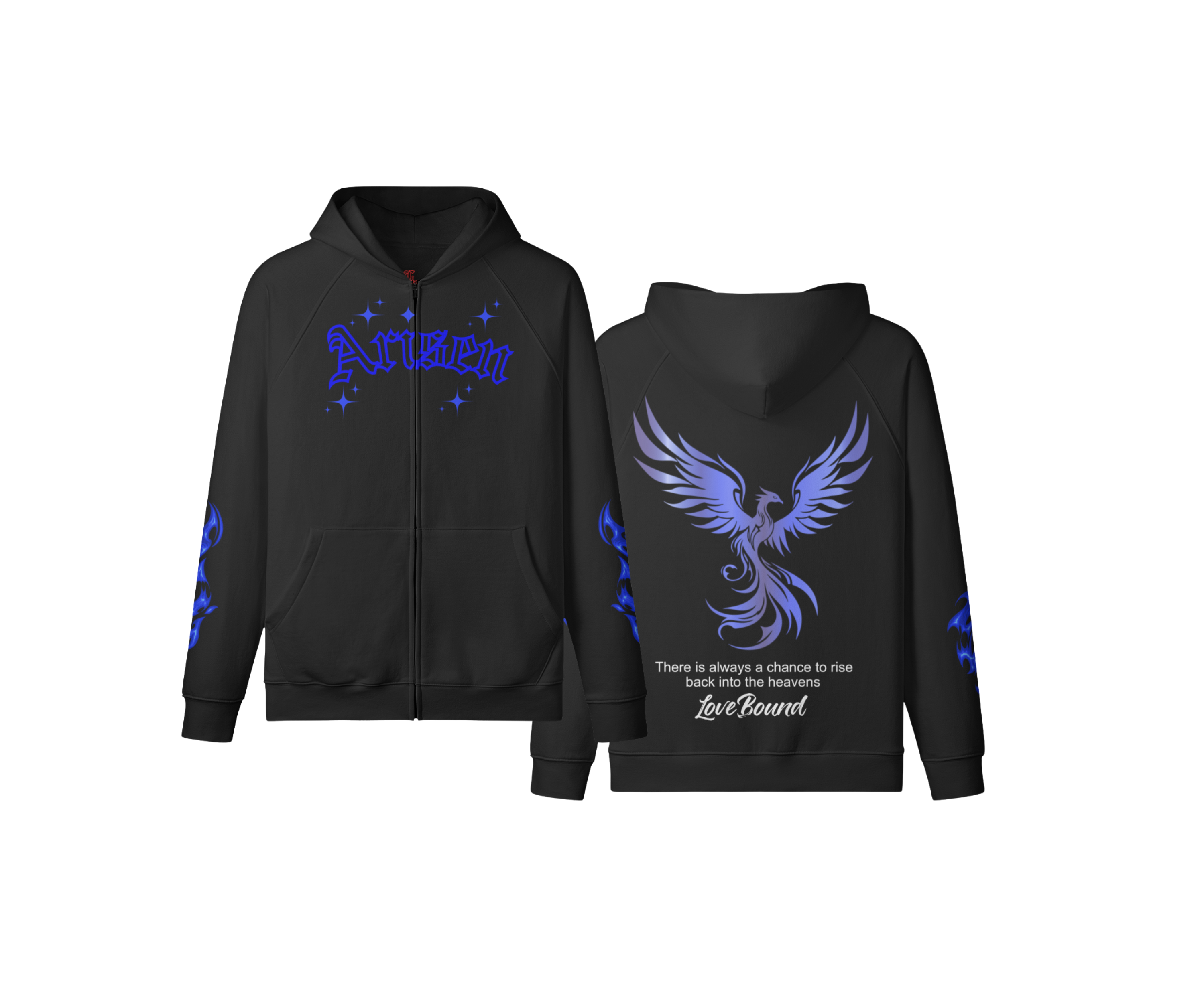 Phoenix Set Zip-up Hoodie
