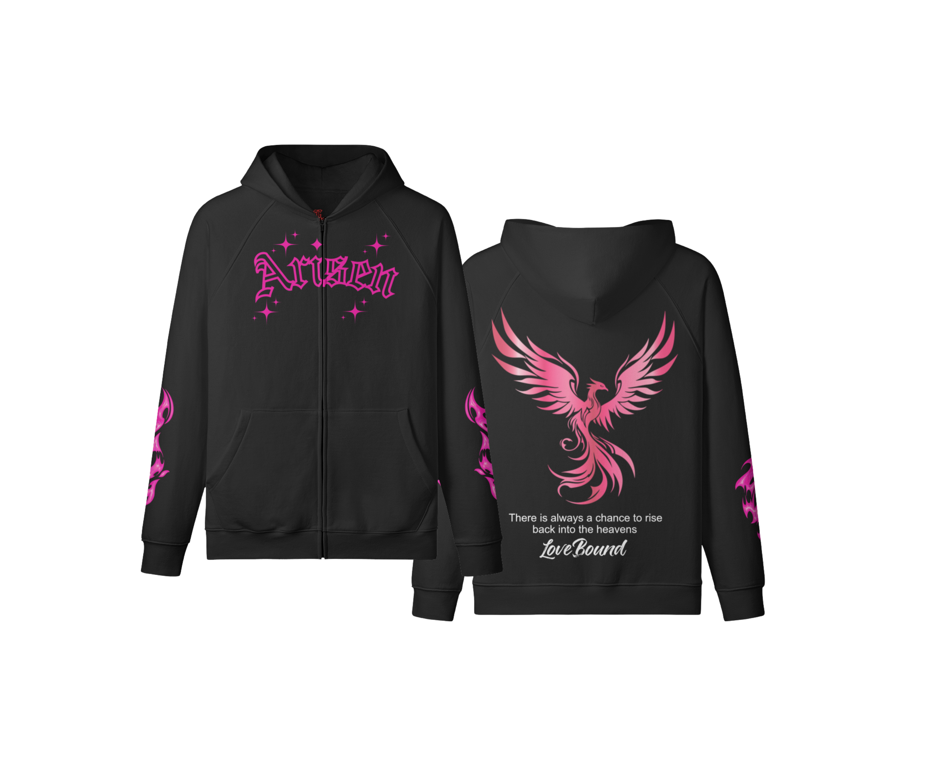 Phoenix Set Zip-up Hoodie
